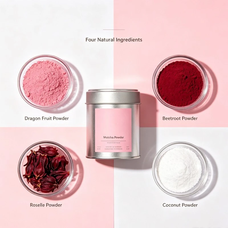 Customized Pink Matcha Powder3 Customized Pink Matcha Powder3